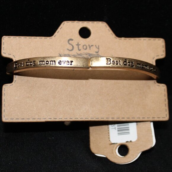 Story by Davinci "Best Dog Mom Ever" Bracelet - Picture 4 of 8